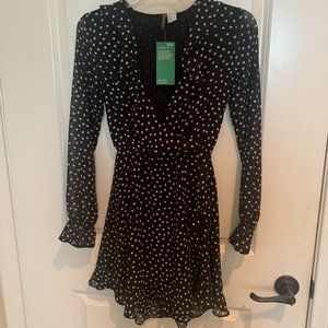 Long Sleeve Polka Dot Dress